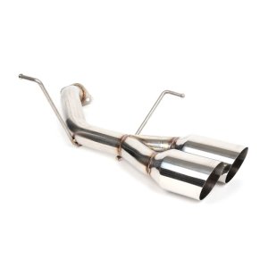 Subaru WRX Performance Exhaust - BLOX Racing - Muffler Delete / Axle Back Single Wall 4in - Polished Tips - `22-`27